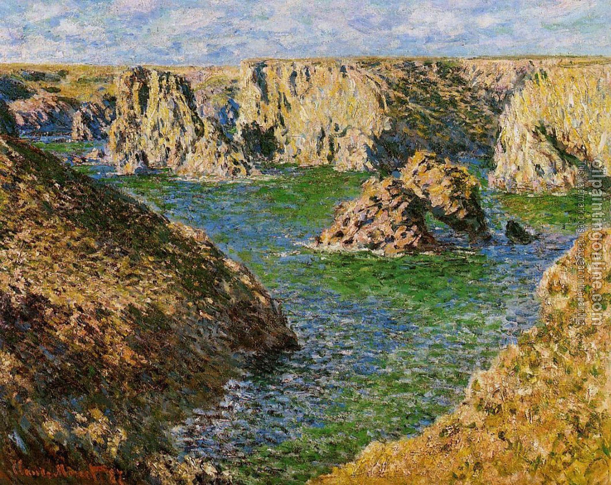 Monet, Claude Oscar - Port Donnant, Belle-Ile